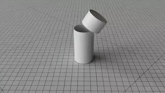 Paper Box Round Tall