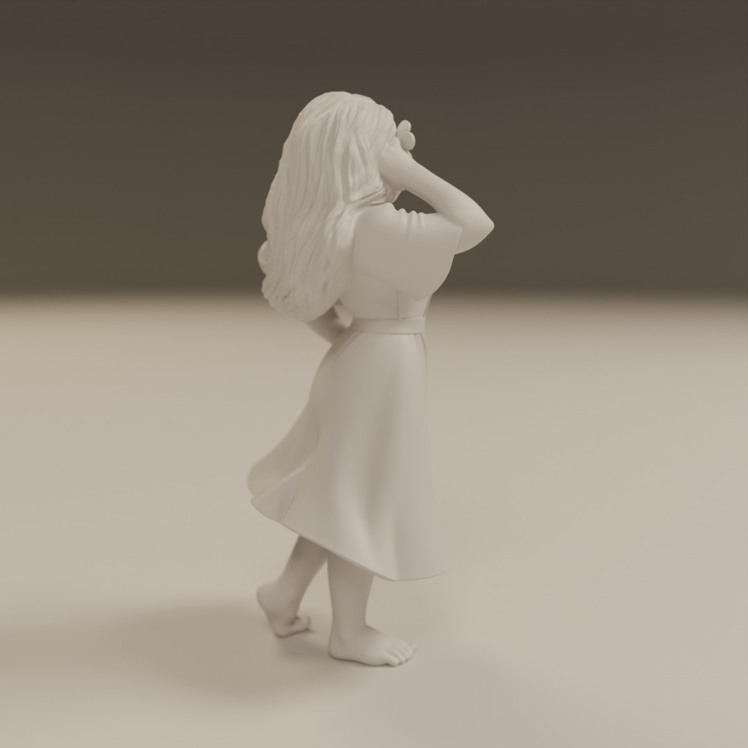 filipina pin-up 3D print model_15