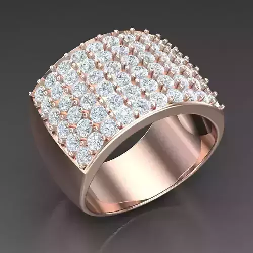 Modern Men Ring 3D CAD File 5MR098