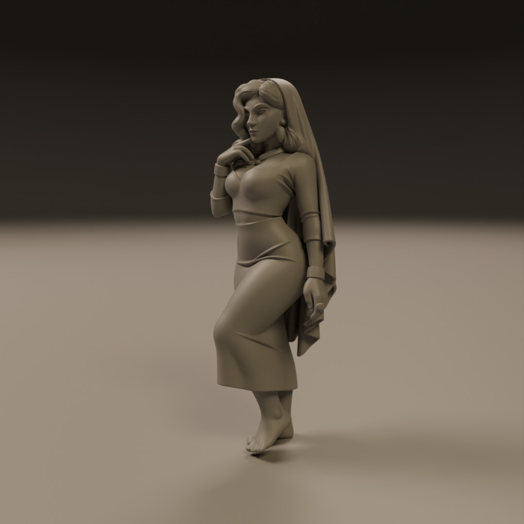 Iranian pin-up 3D print model_13