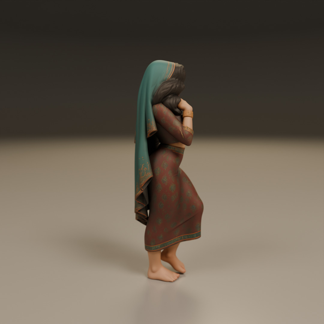 Iranian pin-up 3D print model_1