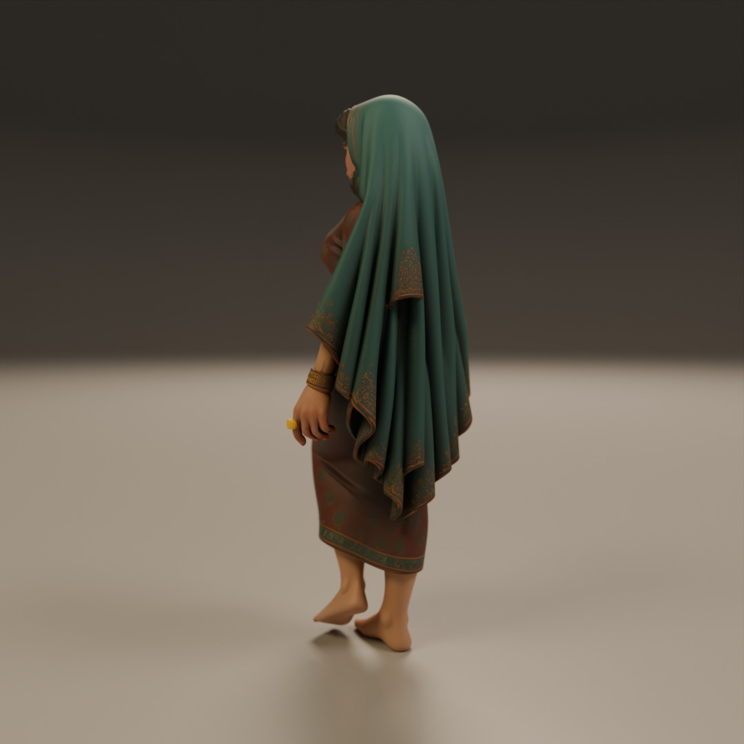 Iranian pin-up 3D print model_6
