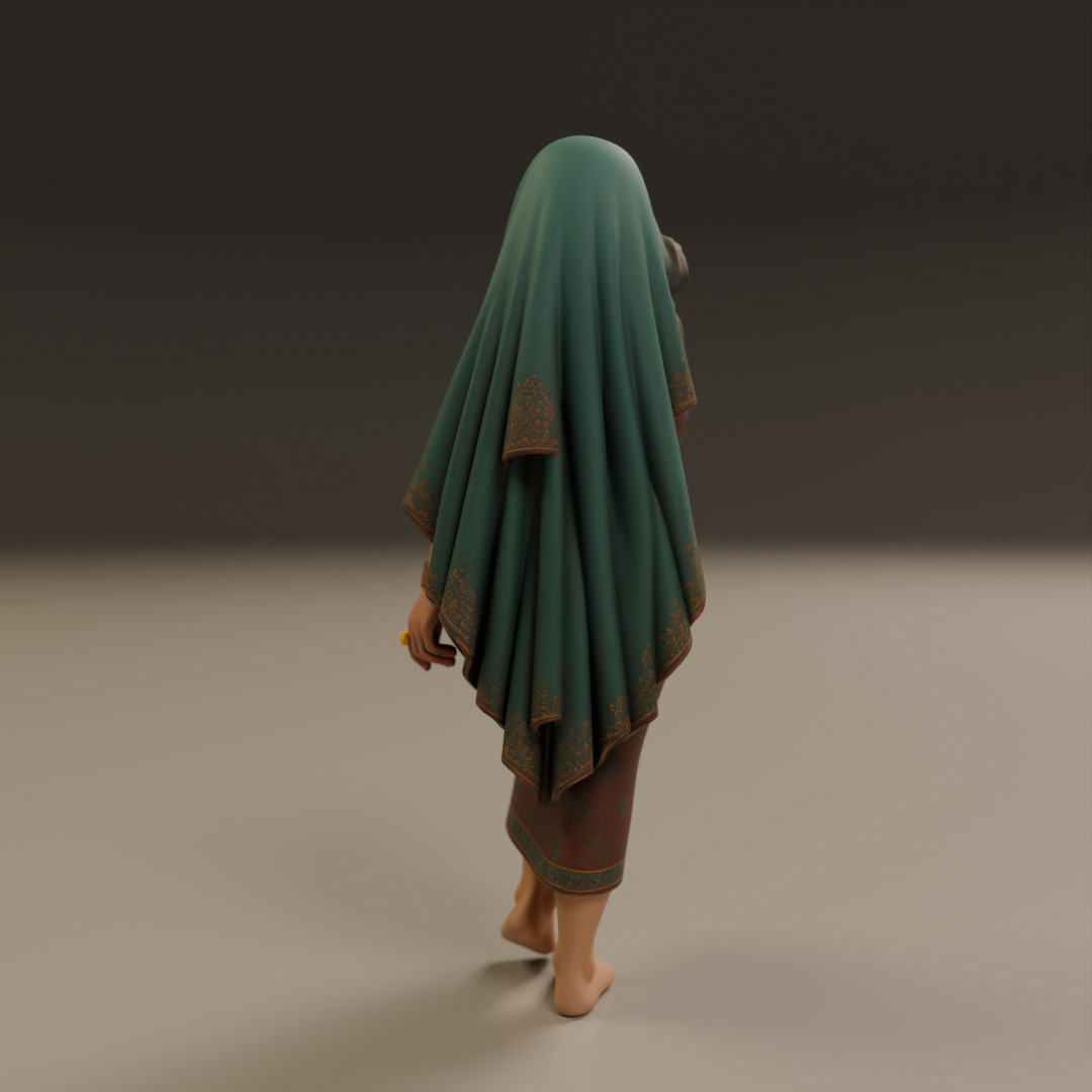 Iranian pin-up 3D print model_3