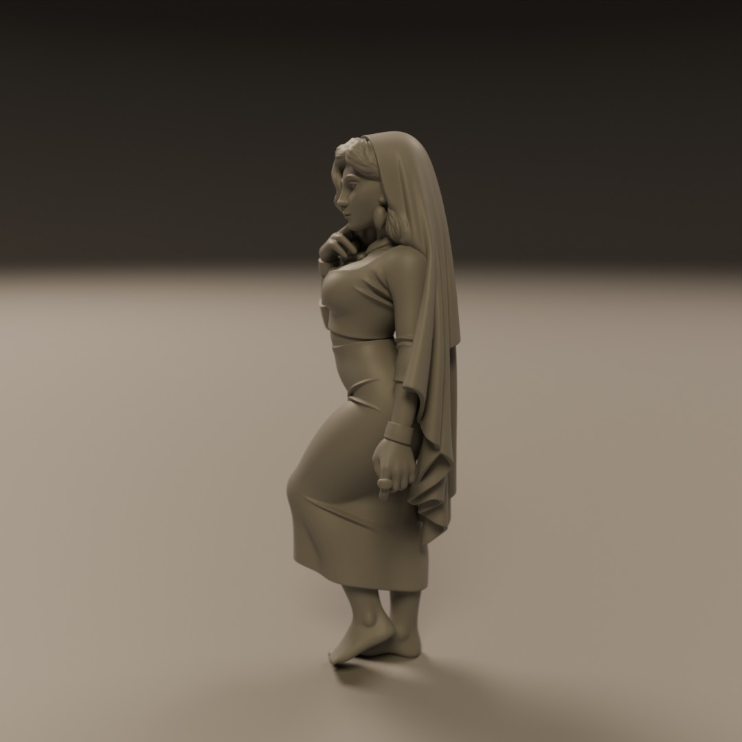 Iranian pin-up 3D print model_10
