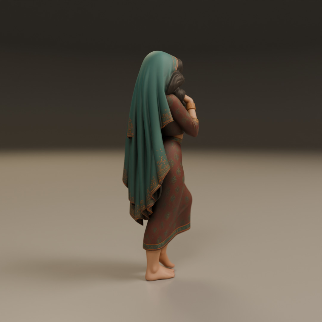 Iranian pin-up 3D print model_7