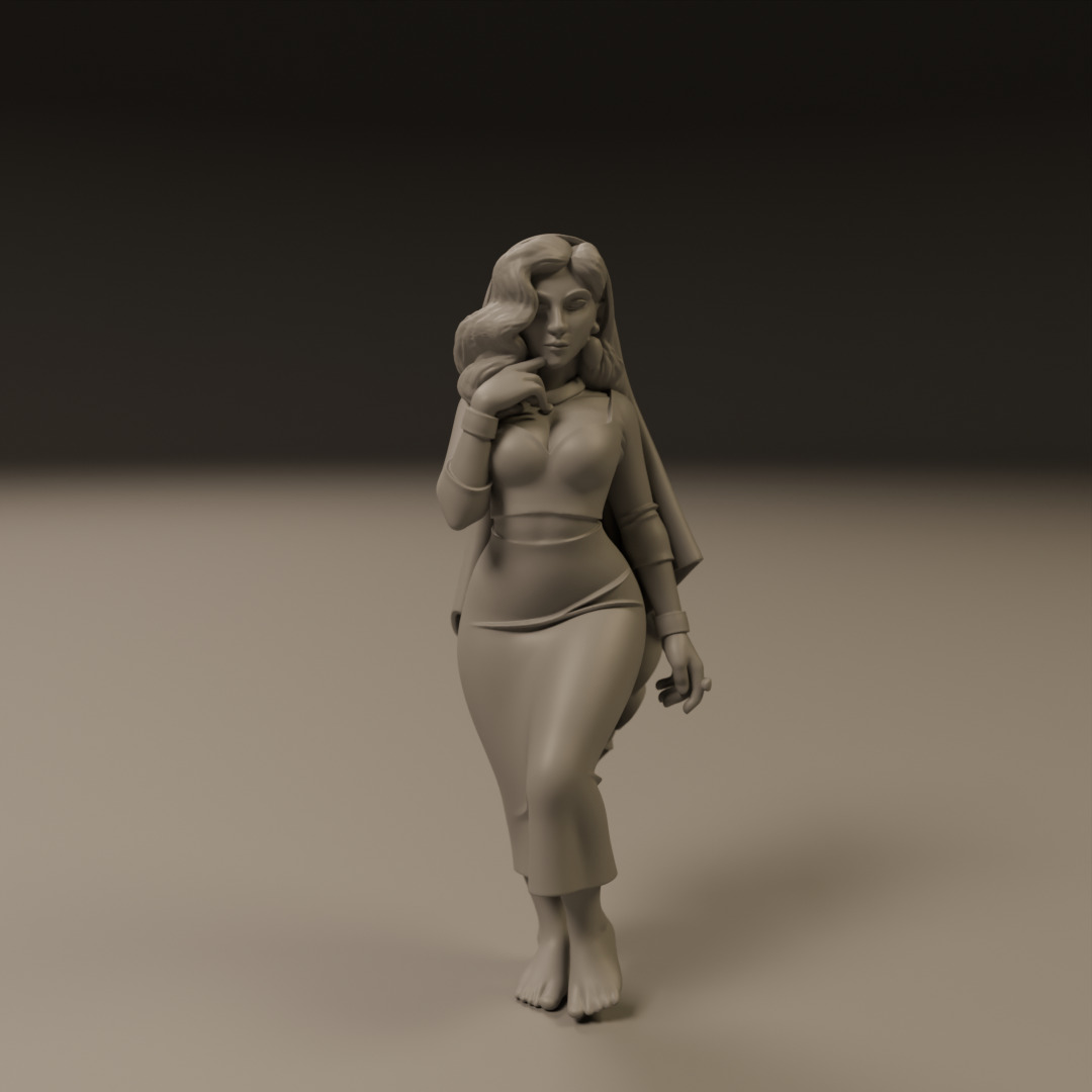 Iranian pin-up 3D print model_16