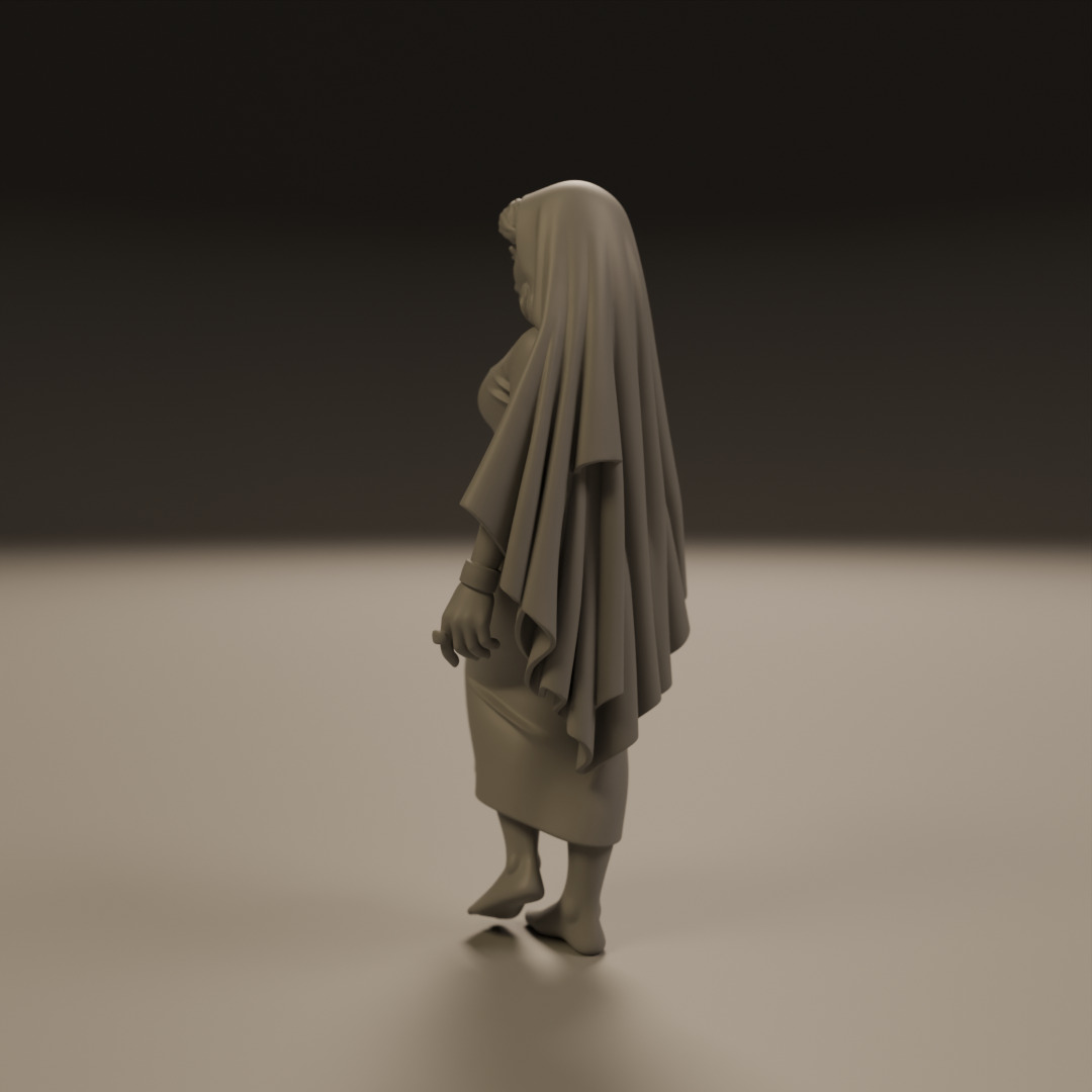Iranian pin-up 3D print model_14