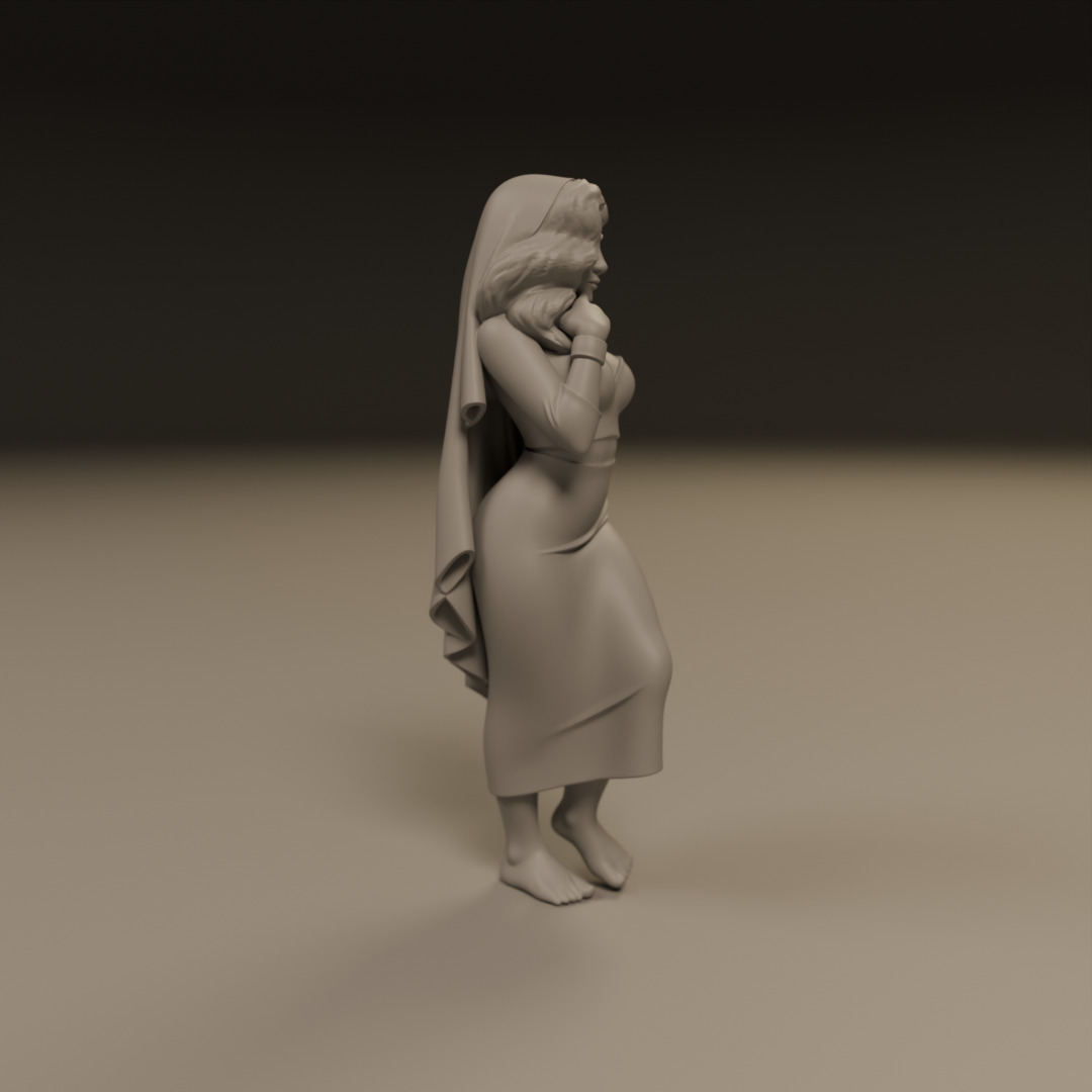 Iranian pin-up 3D print model_12