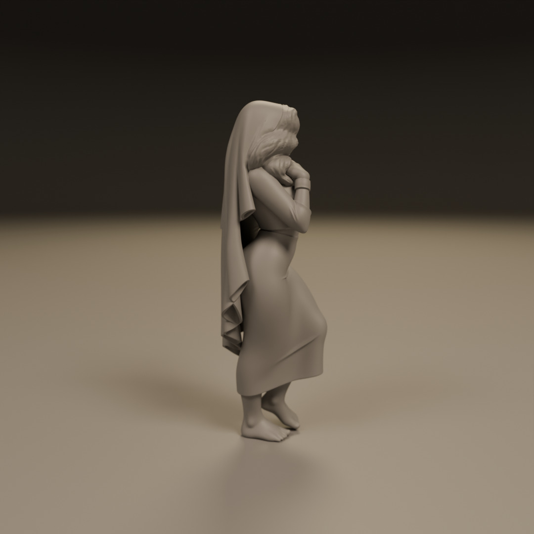 Iranian pin-up 3D print model_9