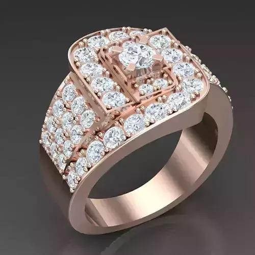 Modern Men Ring 3D CAD File 5MR092