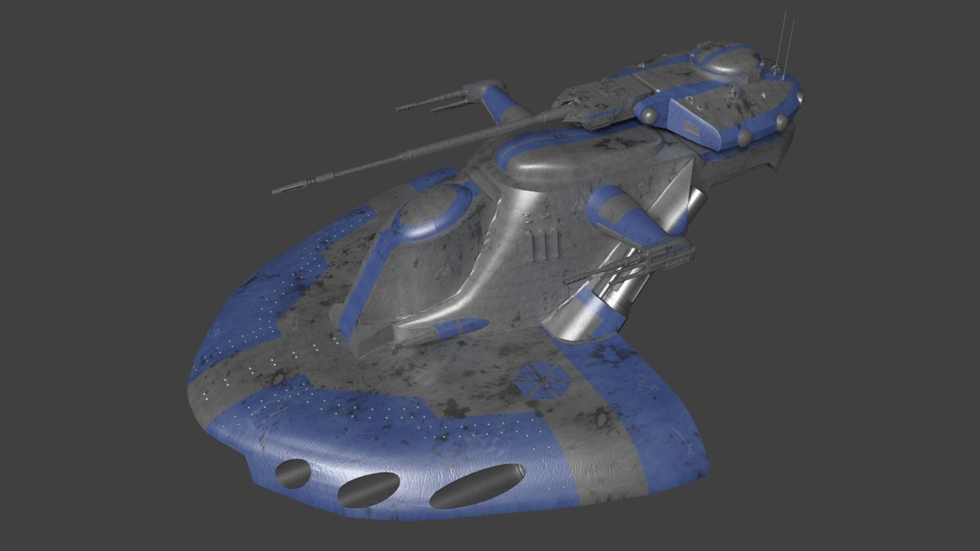 Armoured Assault Tank AAT 3D model