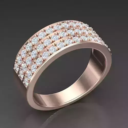 Modern Men Ring 3D CAD File 5MR088