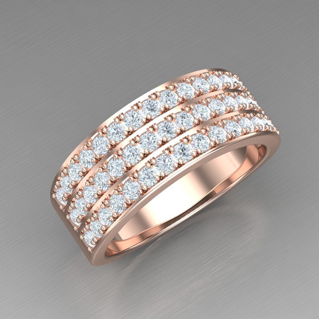 Modern Men Ring 3D CAD File 5MR088 3D print model_11