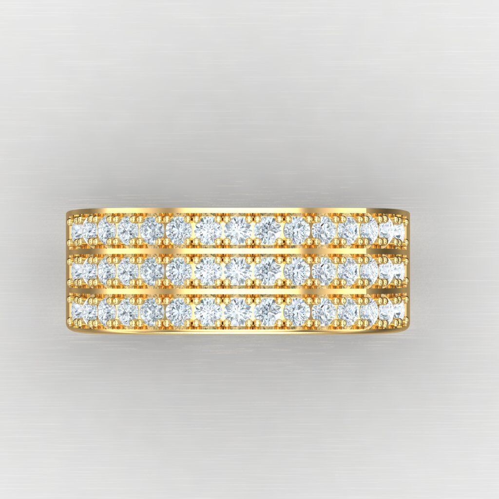 Modern Men Ring 3D CAD File 5MR088 3D print model_10