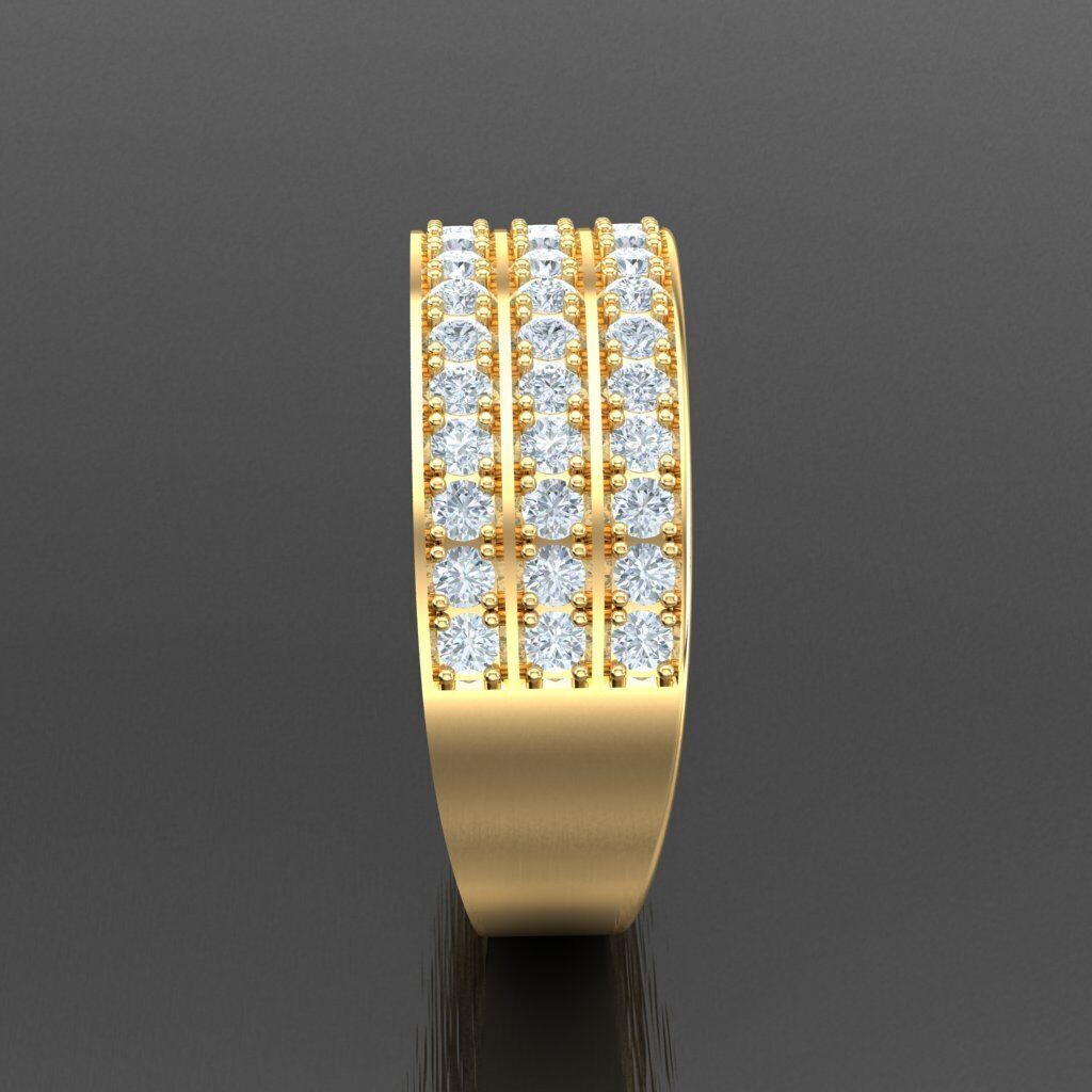 Modern Men Ring 3D CAD File 5MR088 3D print model_13
