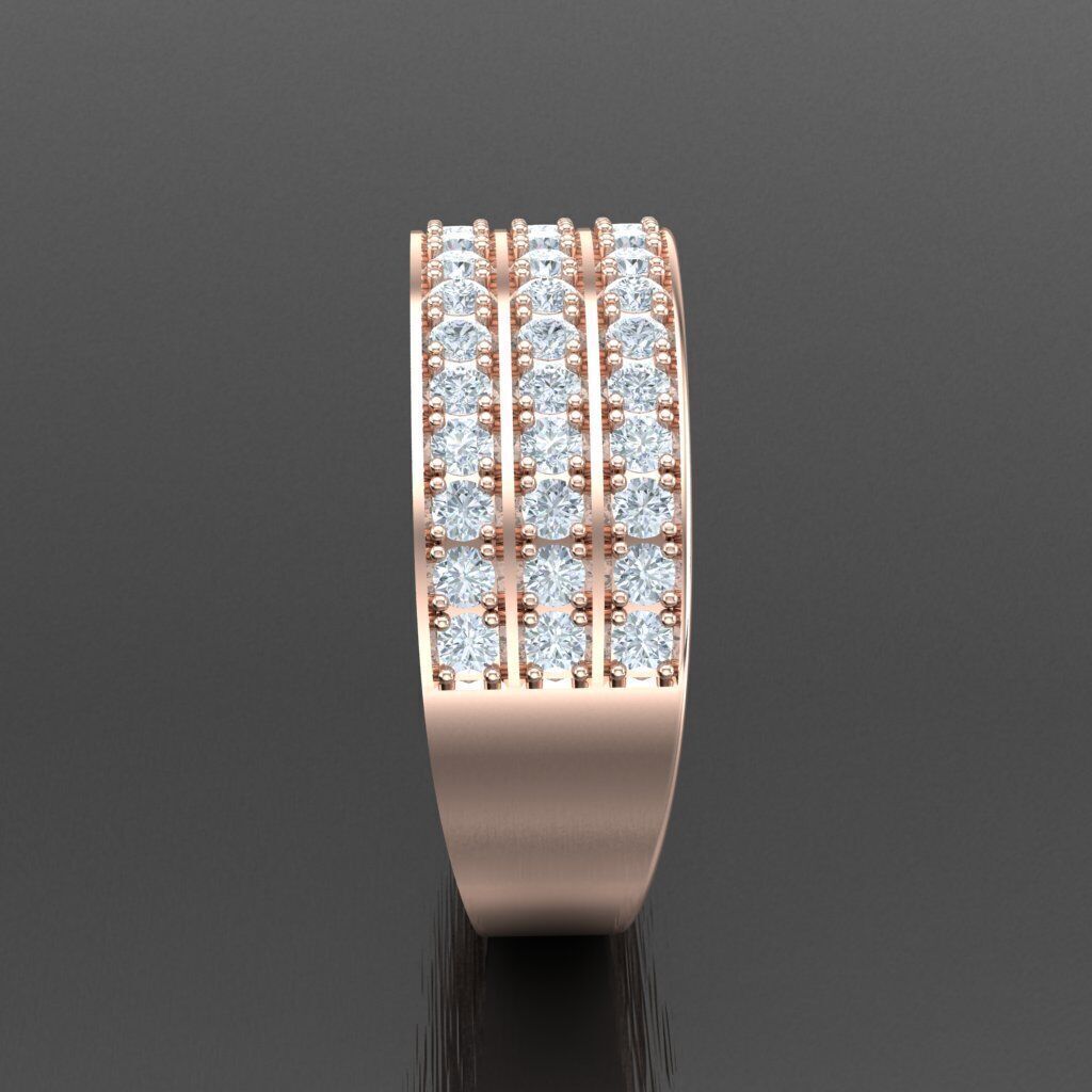 Modern Men Ring 3D CAD File 5MR088 3D print model_12