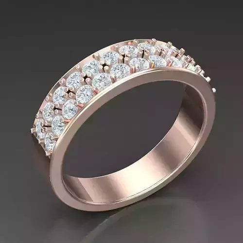 Modern Men Ring 3D CAD File 5MR085