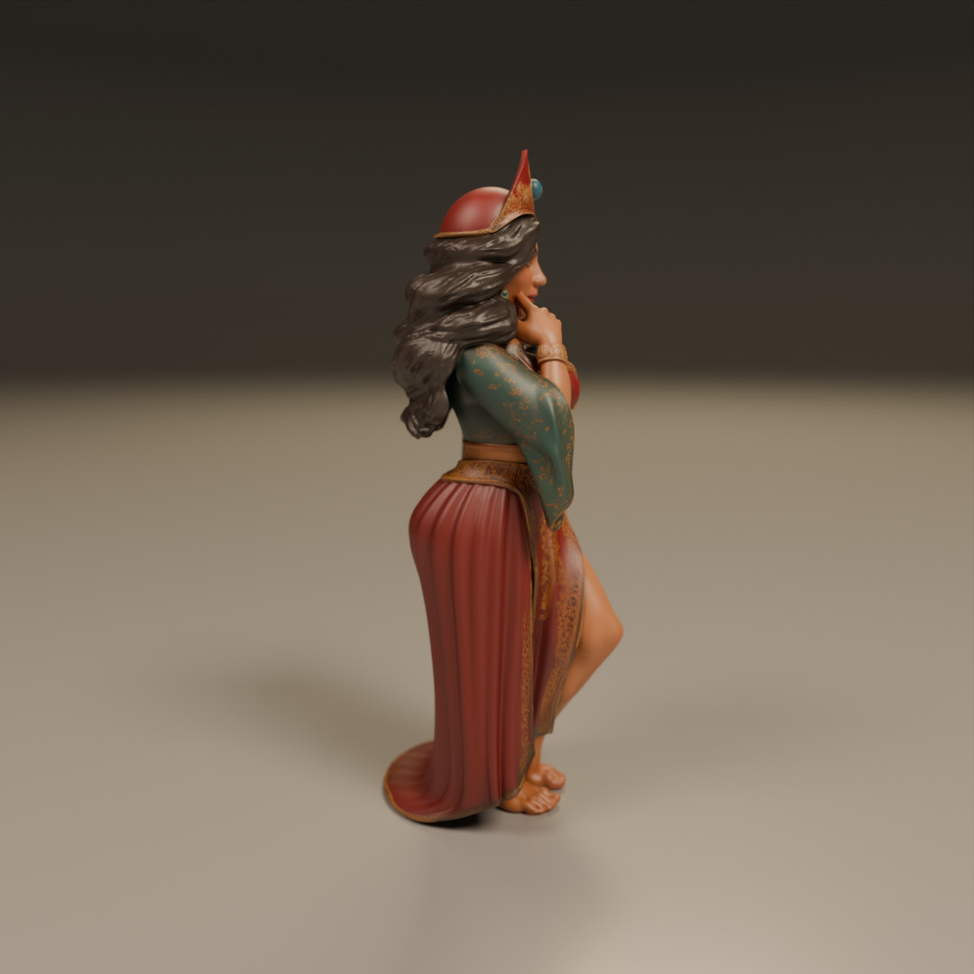 turkish pin-up 3D print model_1
