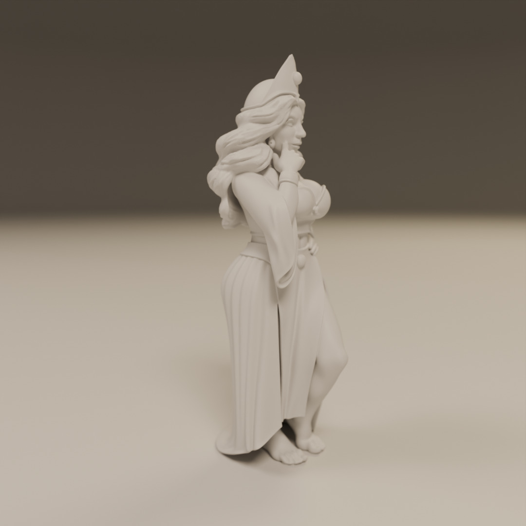 turkish pin-up 3D print model_12