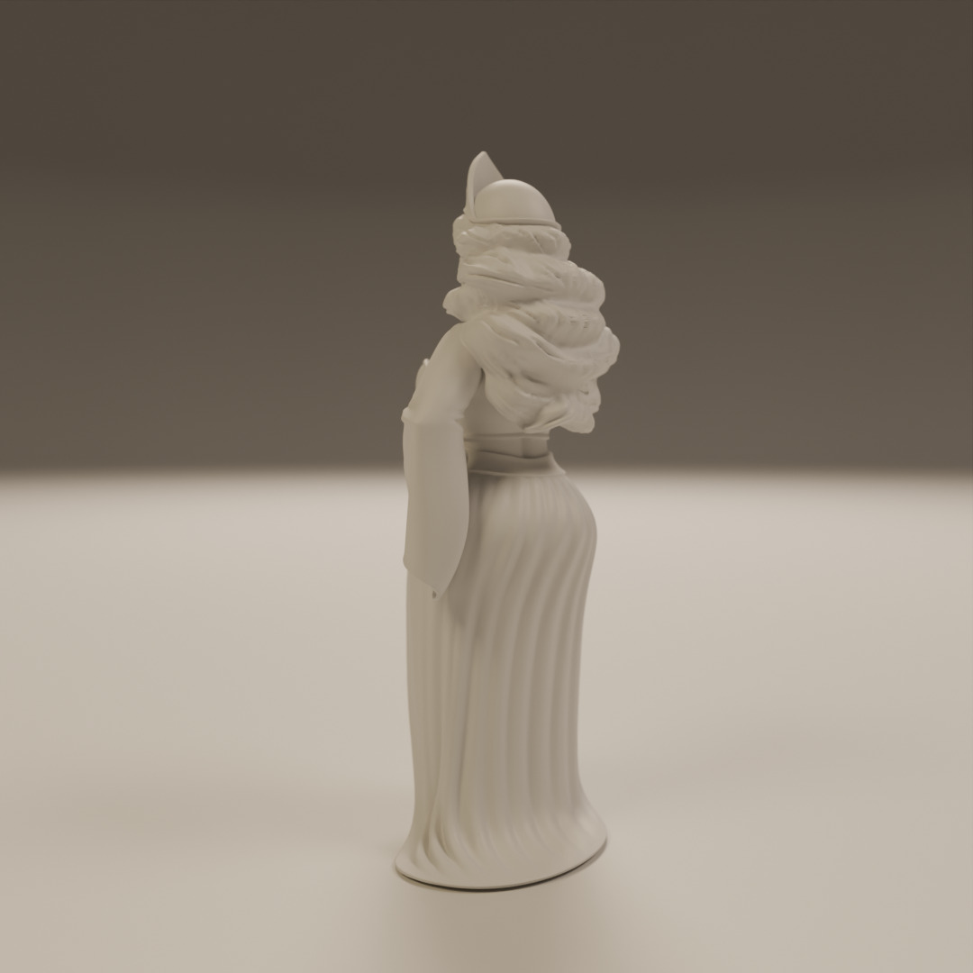 turkish pin-up 3D print model_14