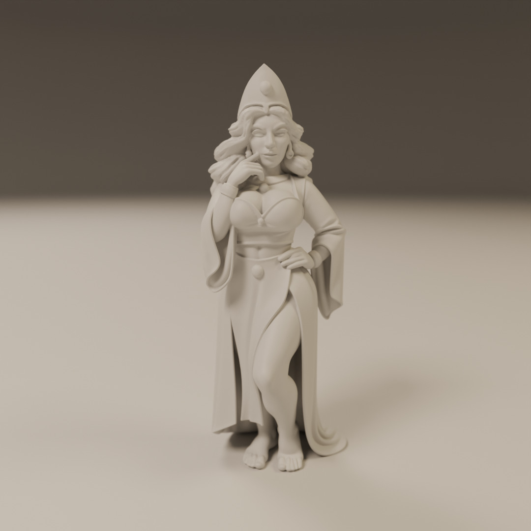 turkish pin-up 3D print model_16