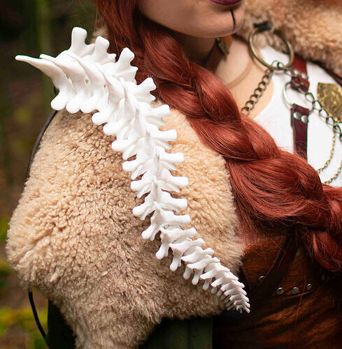 Articulated Bone Tail 3D print model