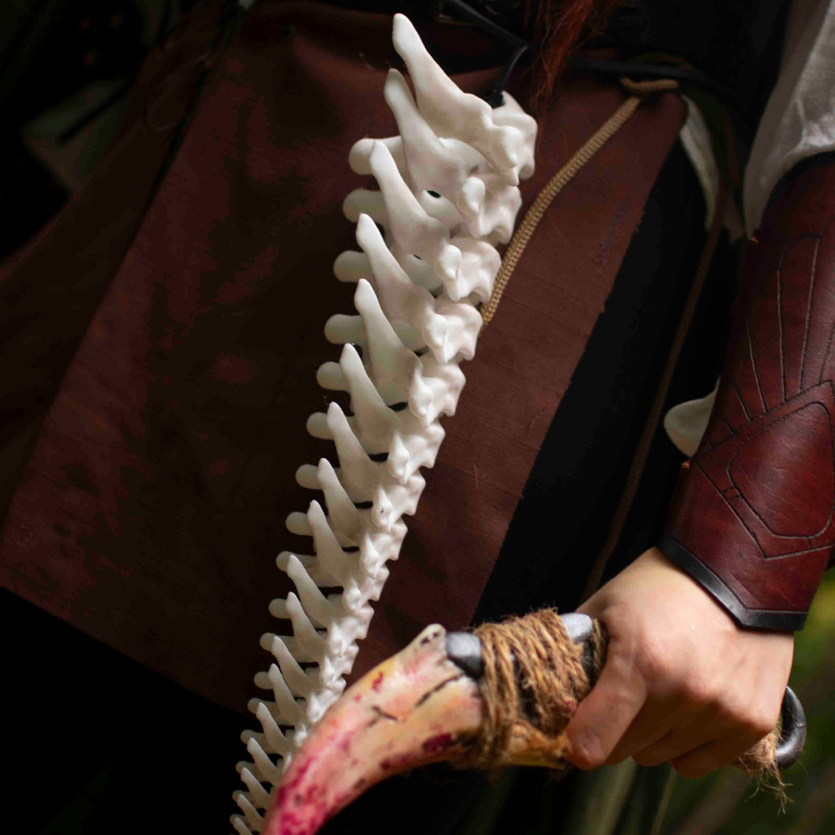 Articulated Bone Tail 3D print model_2