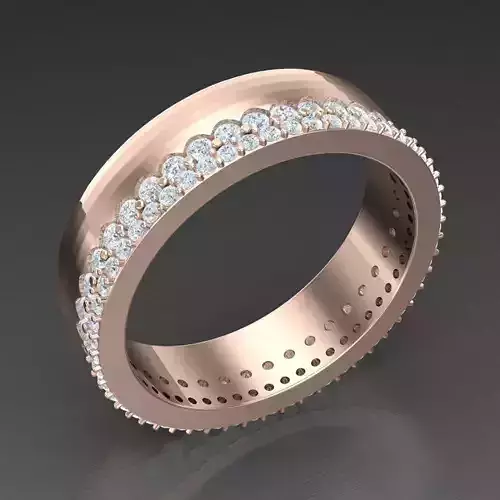 Modern Men Ring 3D CAD File 5MR065