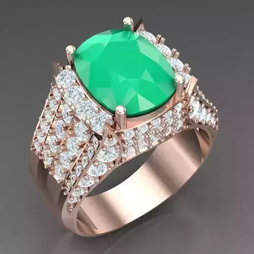 Modern Men Ring 3D CAD File 5MR048