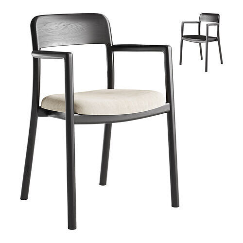 Chair Villetta Low-poly 3D model