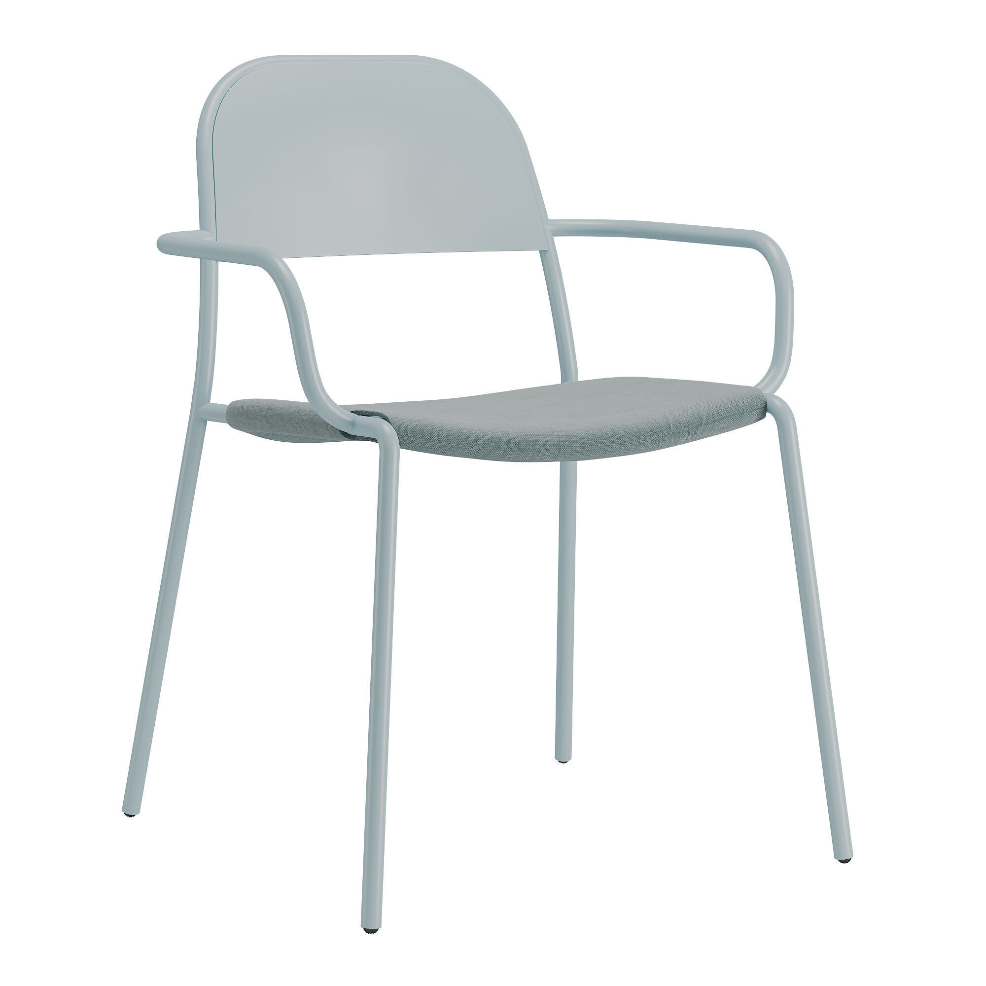 Clay-chair Low-poly 3D model_2