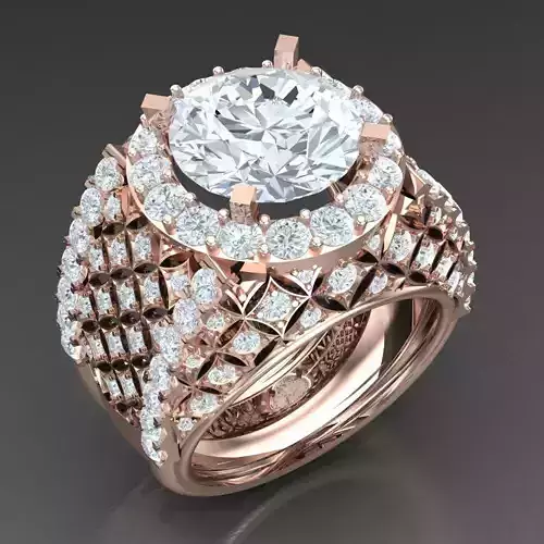 Modern Men Ring 3D CAD File 5MR020