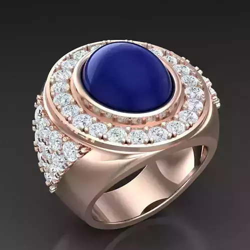 Modern Men Ring 3D CAD File 5MR014