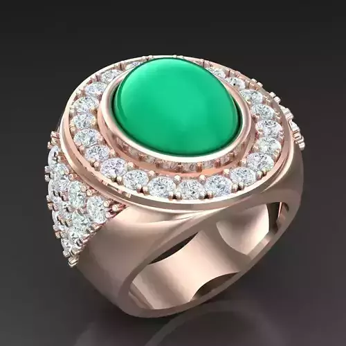 Modern Men Ring 3D CAD File 5MR013