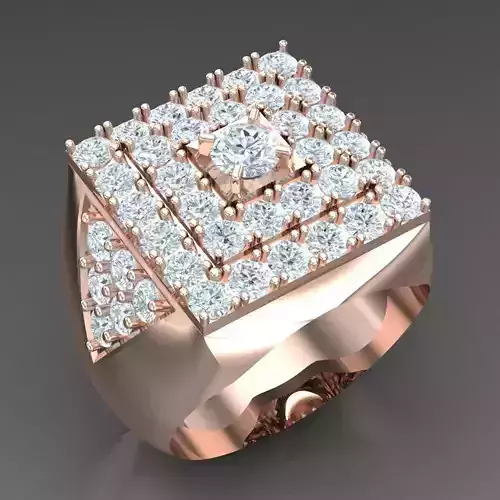 Modern Men Ring 3D CAD File 5MR011