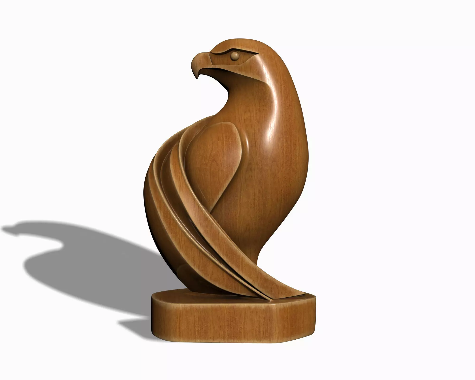 ABSTRACT SCULPTURE EAGLE BUST 3D print model_0