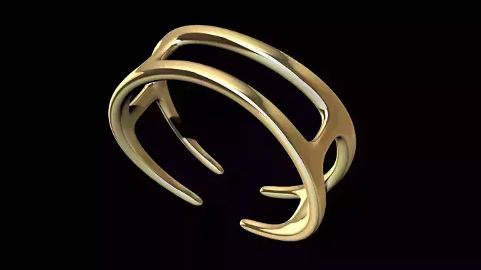 Elegant Modern Ring 1