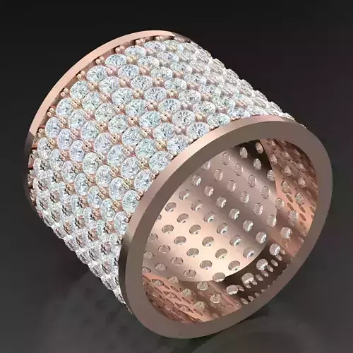 Modern Men Ring 3D CAD File 4MR081