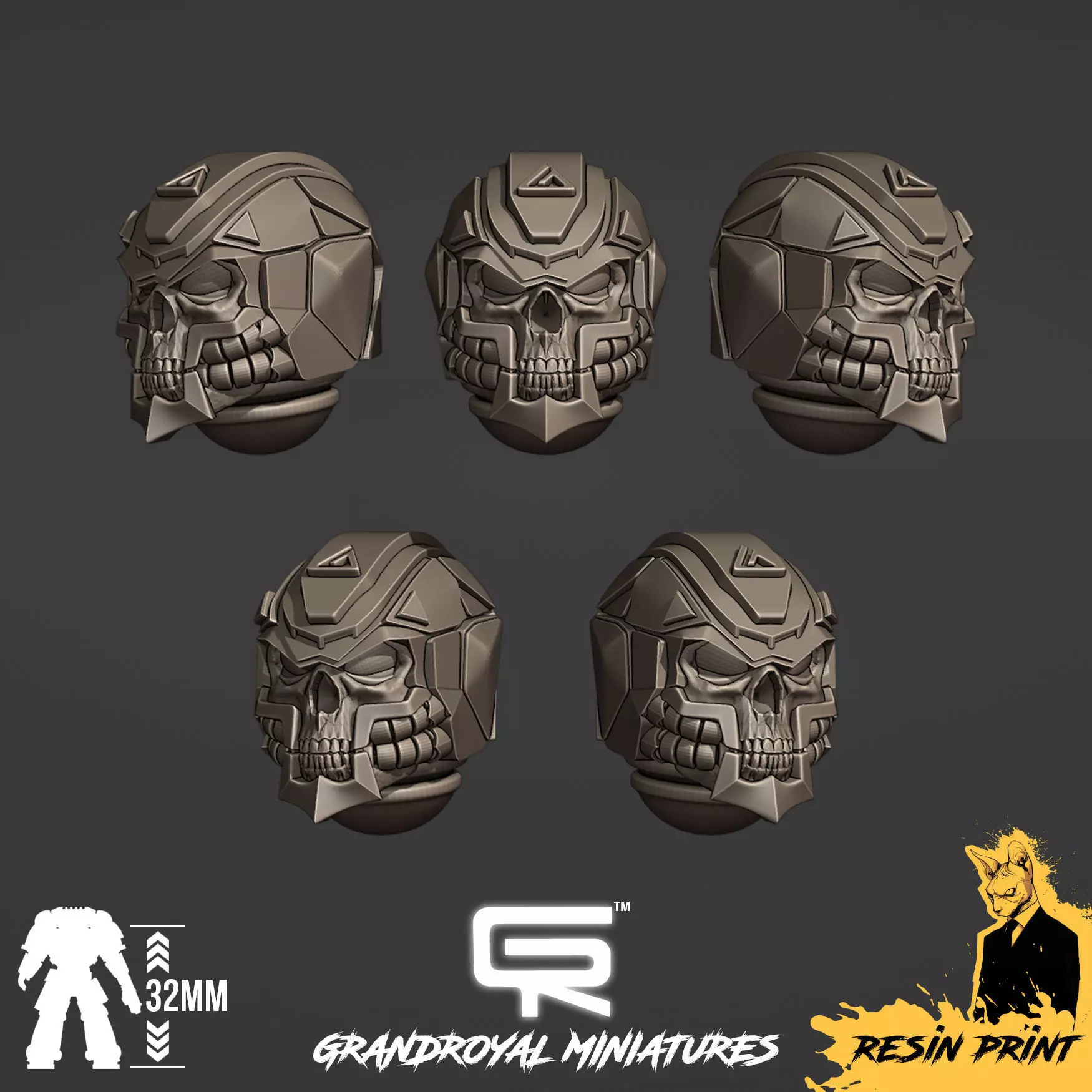 SPACE WOLVES HELMET 1 Product Code SWH1 3D print model