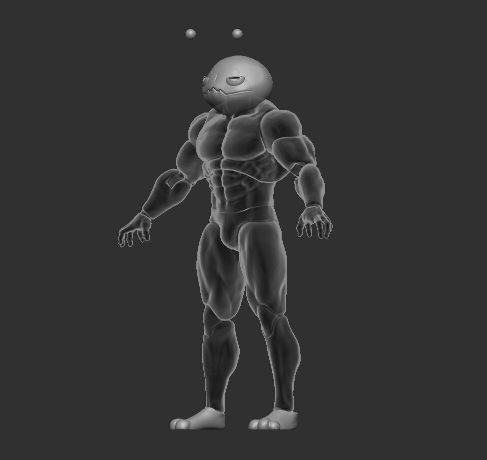 Alien Hominid Adam Figure Kit 3D print model_2