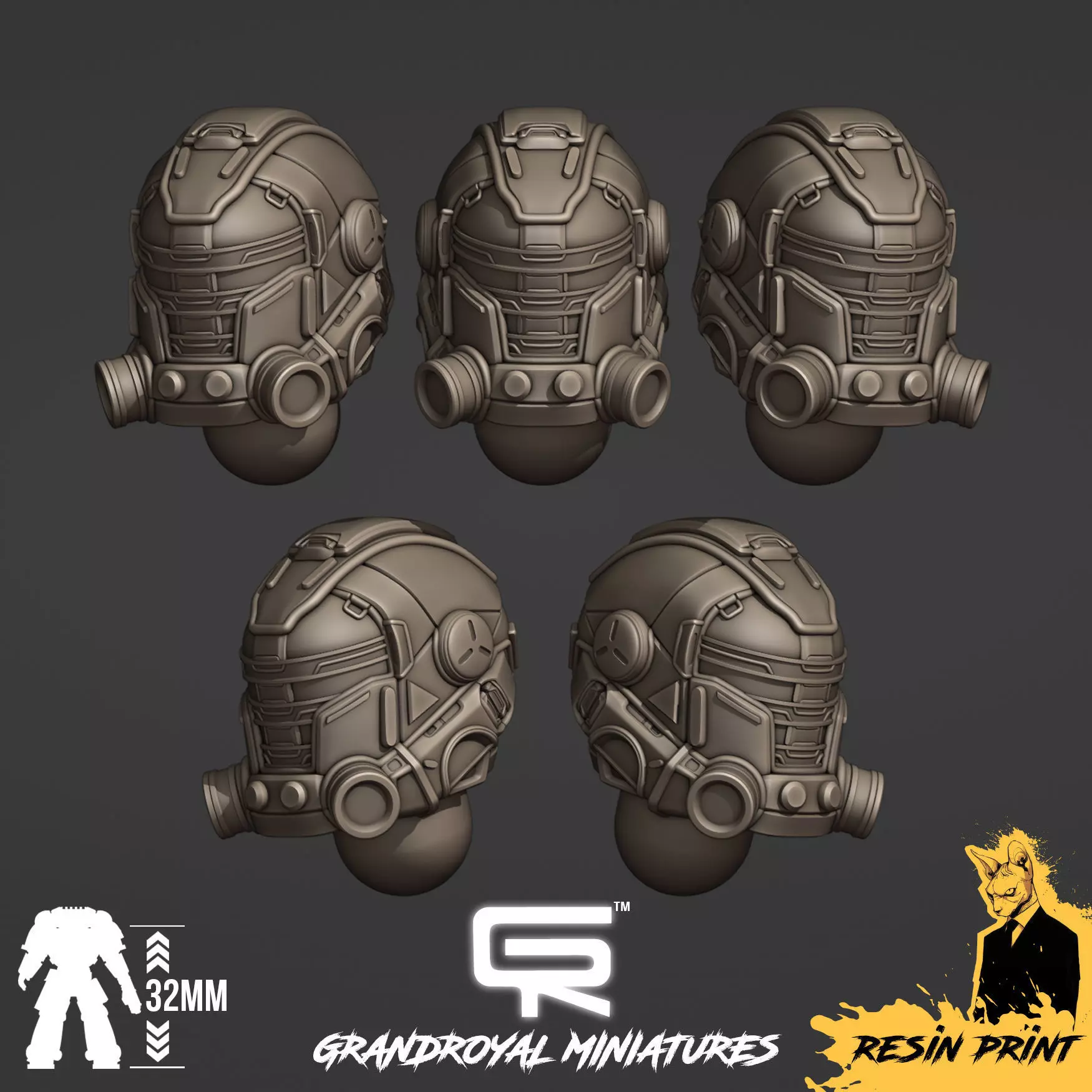 MARSENARY ASSAULT TROOPER HELMET GRADE 5 Product Code MATHG5 3D print model