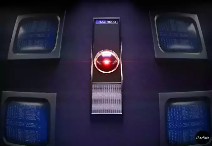 HAL 9000 3D model