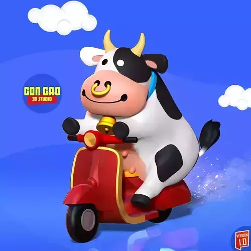 Moo Moo - Mario Kart World 3D print model