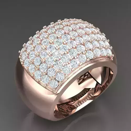 Modern Men Ring 3D CAD File 4MR029