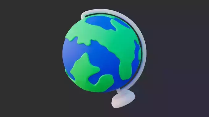 Cartoon Globe