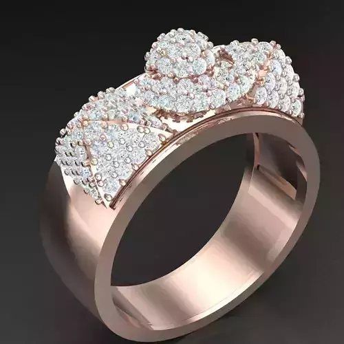 Modern Men Ring 3D CAD File 4MR021