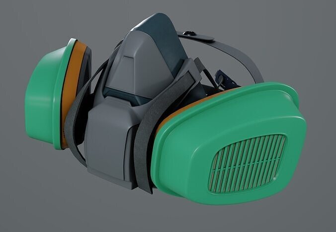 Mask Reusable Respirator 3M Respirator 3D model