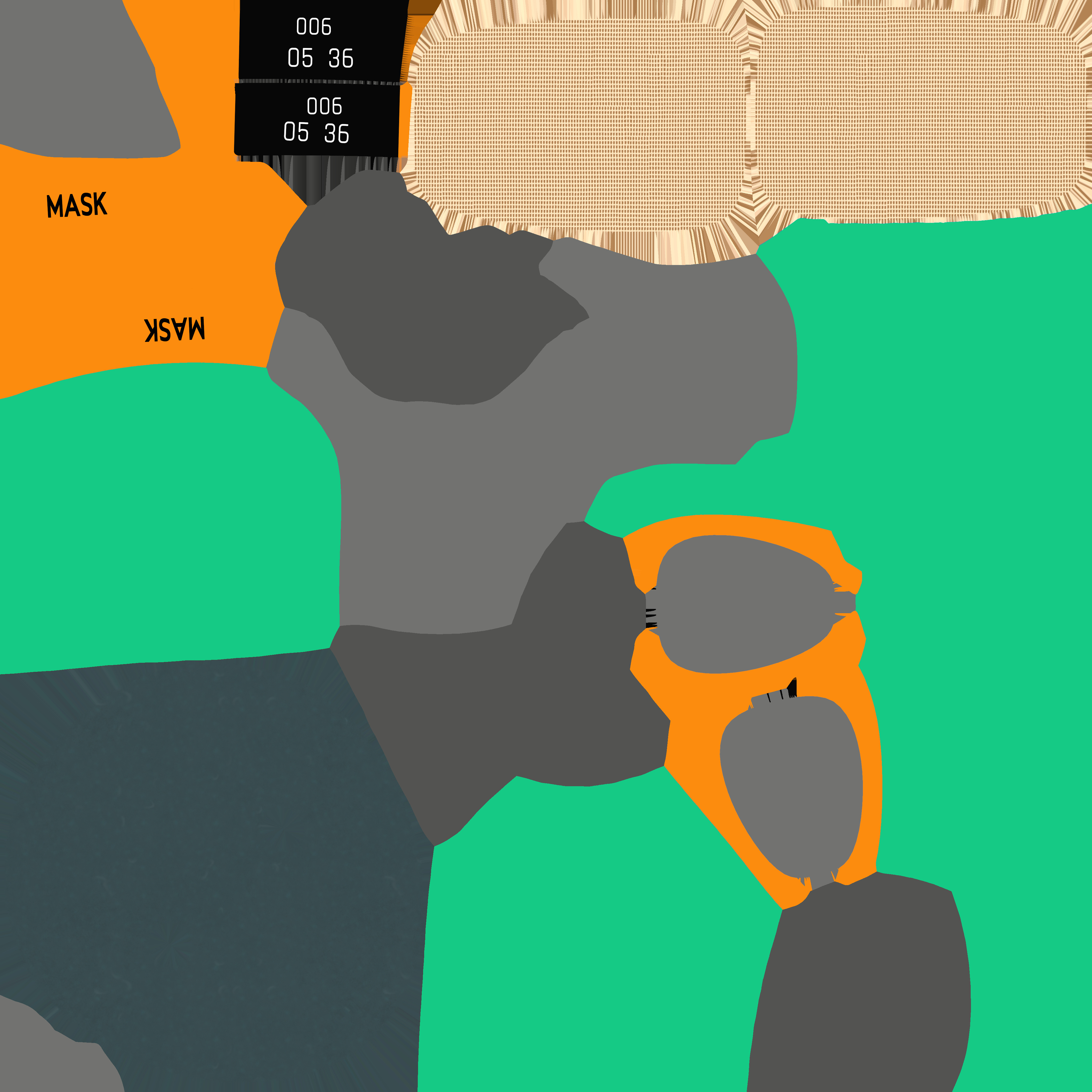 Mask Reusable Respirator 3M Respirator 3D model_11