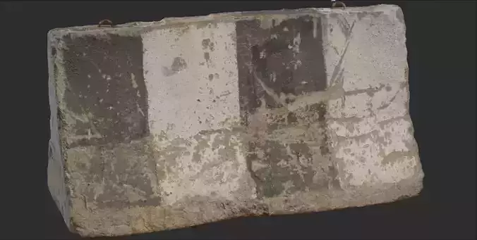 Concrete Barrier 3D Model Game Ready with Realistic Textures