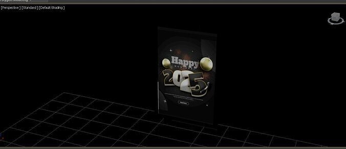 photo frame Low-poly 3D model